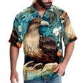 thumbnail image 1 of Platypus Men's Casual Short Sleeve Button Down Shirts - Printed Summer Beach Tops for Men and Women, 1 of 6