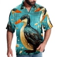 thumbnail image 1 of Platypus Men's Printed Casual Button Down Short Sleeve Beach Shirts, 1 of 6