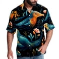 thumbnail image 1 of Platypus Men's Short Sleeve Button Down Spread Collar Beach Shirts, 1 of 6