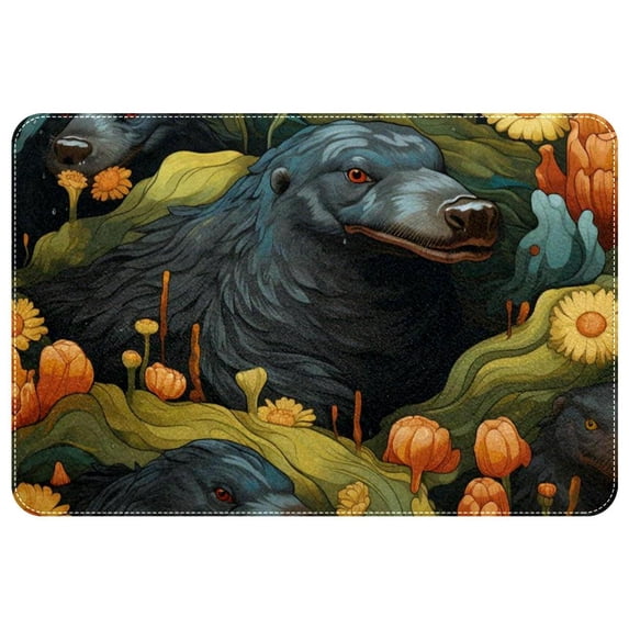 Platypus Non-Slip Polyester Chair Mat Kitchen Rug Office Mat Machine Washable