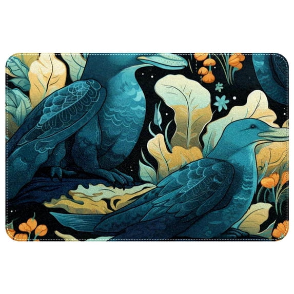 Platypus Non-Slip Polyester Door Rugs, Kitchen Rug, Chair Mat - Machine Washable Area Floor Carpet