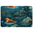 thumbnail image 1 of Platypus Non-Slip Polyester Outdoor Carpet Bath Rug Door Mat - Machine Washable, 1 of 6
