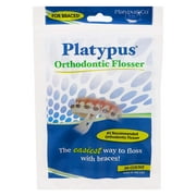 Platypus Orthodontic Flossers, Dental Floss Picks, 30 Count
