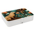 thumbnail image 1 of Platypus PU Leather Jewelry Organizer Box Necklace Holder with Removable Compartment - Portable, 1 of 6