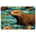 thumbnail image 1 of Platypus Polyester Non-Slip Machine Washable Chair Mats Floor Mat Area Rug Set, 1 of 1