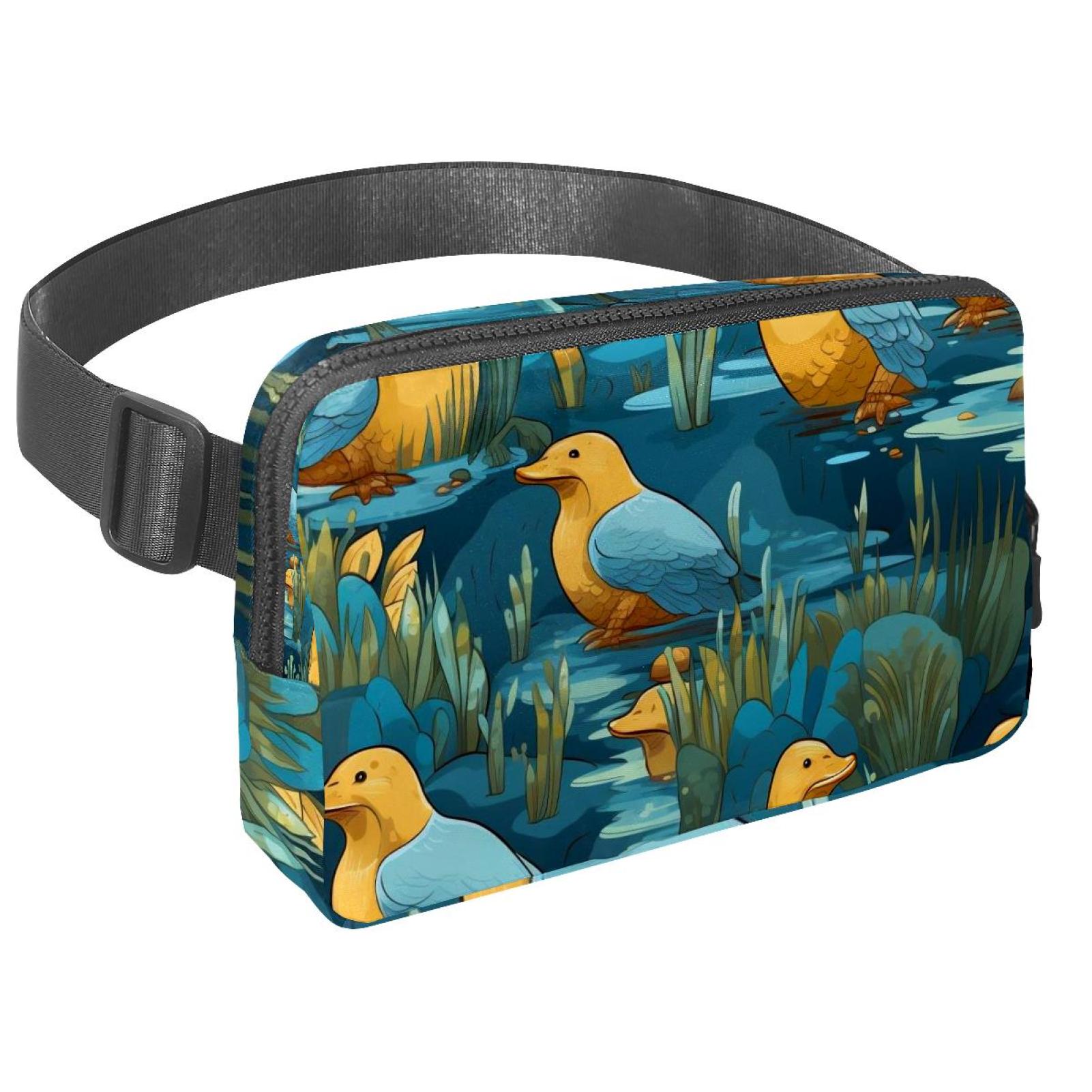 Platypus Running Belt Money Belt Waist Bag Cross Body Bag Lightweight Adjustable Extension Strap Unisex Black Kindly Waterproof SportsOutdoor Hiking Cycling Travel Gym Workout Running Belt Bag²