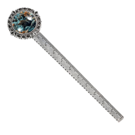 Platypus Silver Lace-Edged Bookmark - Gift for Readers and Book Lovers