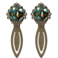 thumbnail image 1 of Platypus Stainless Steel Vintage Copper-Colored Lace Bookmarks - Set of 2, Book Accessories for Book Lovers, 1 of 5