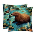 thumbnail image 1 of Platypus Throw Pillows Set of 2 with Unique Patterns Covers - Available in 16x16, 18x18, and 20x20 Inches for Various Occasions - Includes Throw Pillow Inserts, 1 of 6