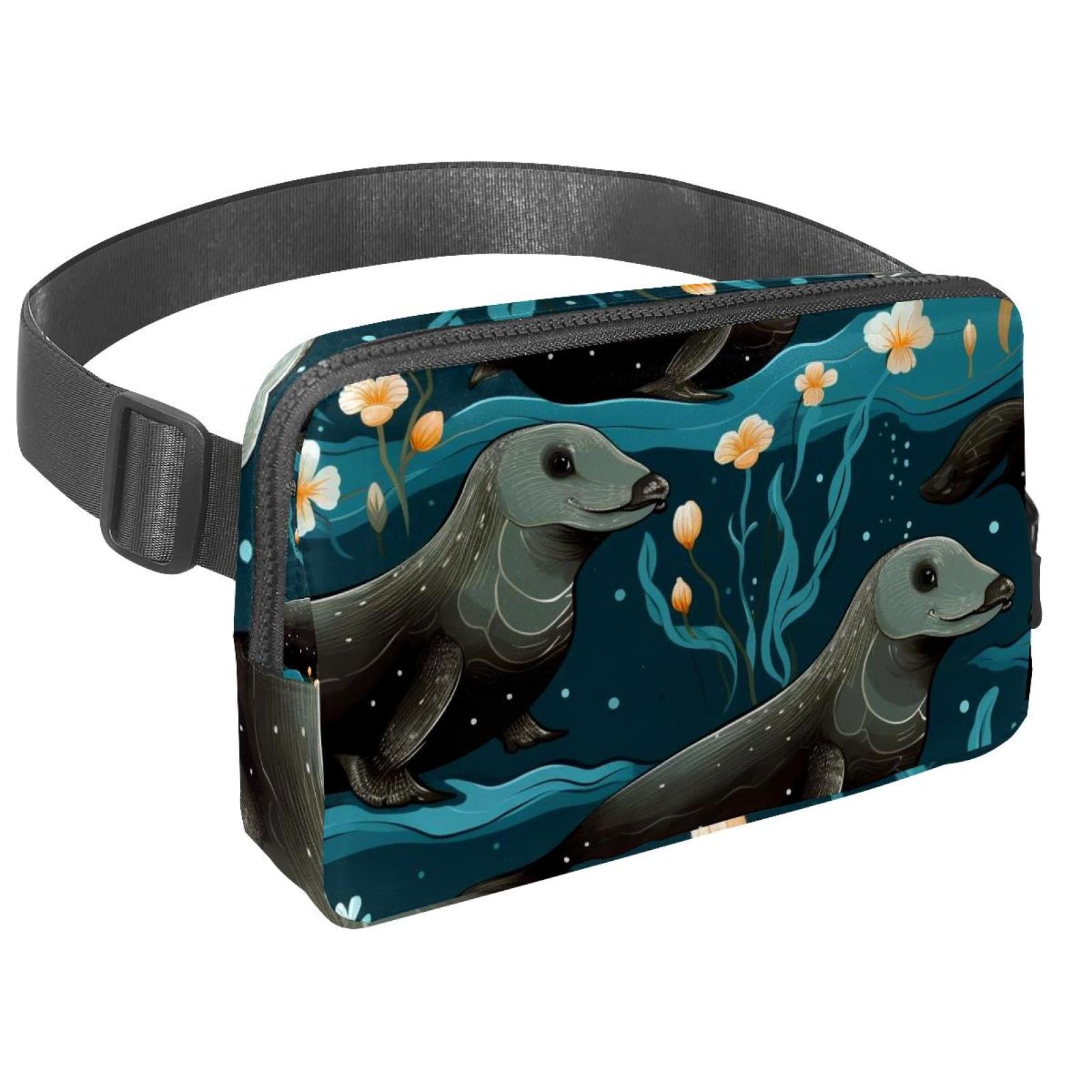 Platypus Versatile Lightweight Adjustable Crossbody Bag with Extension Strap - Unisex Waist Bag Fanny Pack