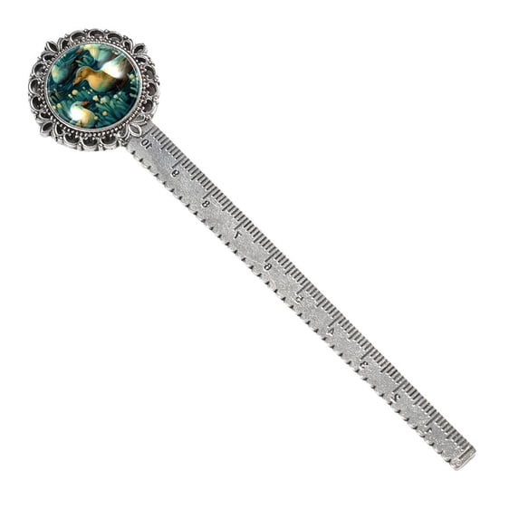 Platypus Vintage Silver Lace-Edged Bookmark - Gift for Readers and Book Lovers