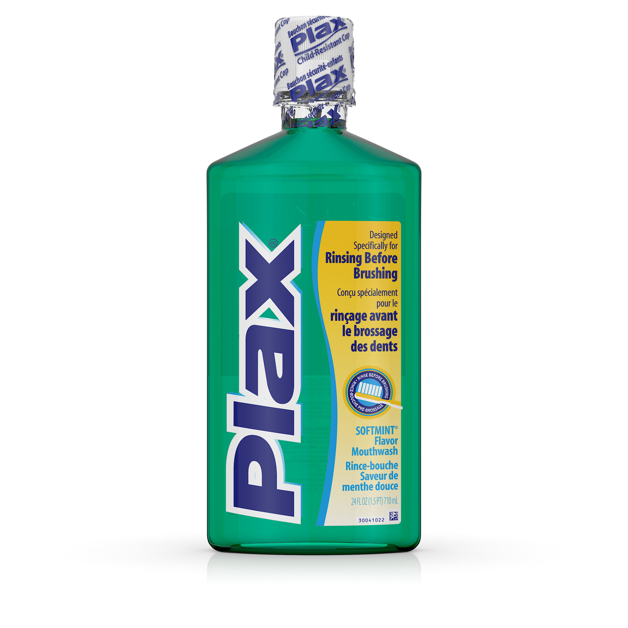 Plax Oral Rinse Mouthwash, Refreshing Soft Mint Flavor, 24 fl. oz - image 1 of 7