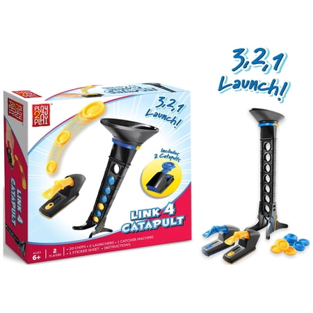 Play 2 Play Link 4 Catapult Launch Game, Novelty Board Game, Children Ages 6+