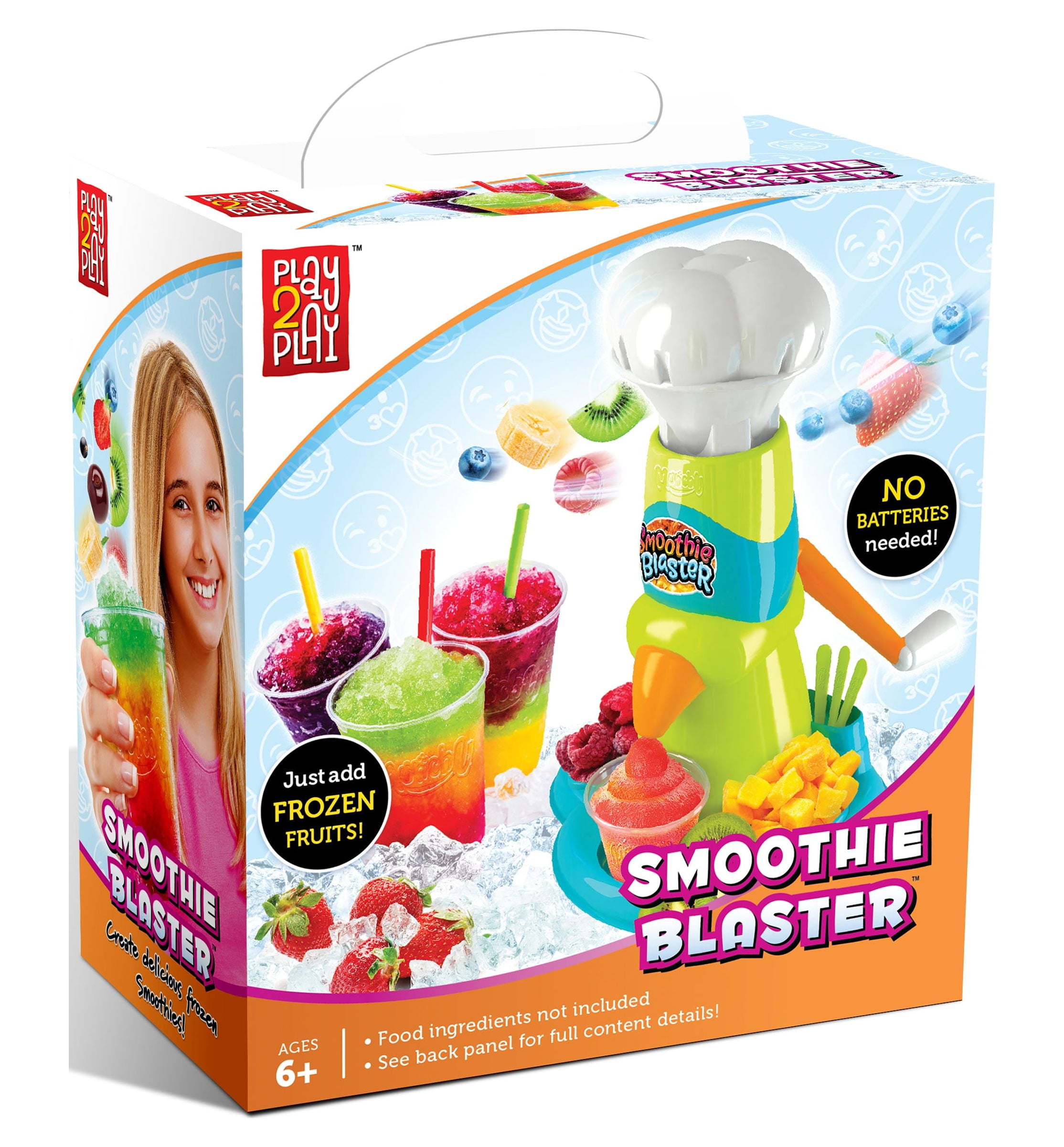 Smoothie Blaster Maker Kit For Kids ages 6+ Just Add Frozen Fruit Make  Slushy