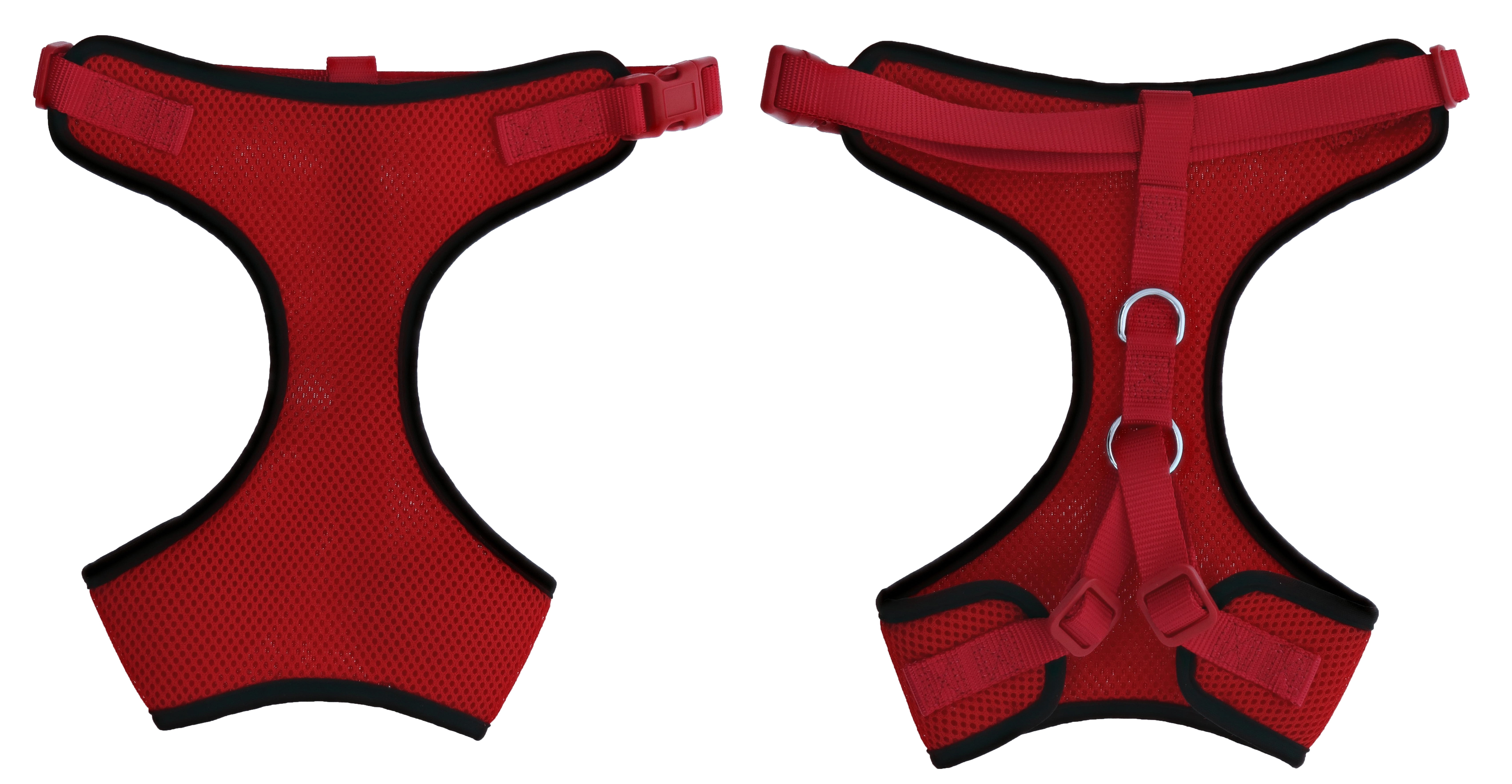 Play 365 Mesh Step-in Dog Harness, Red, Large