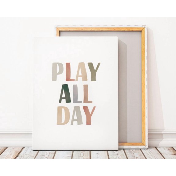 Play All Day Playroom Poster