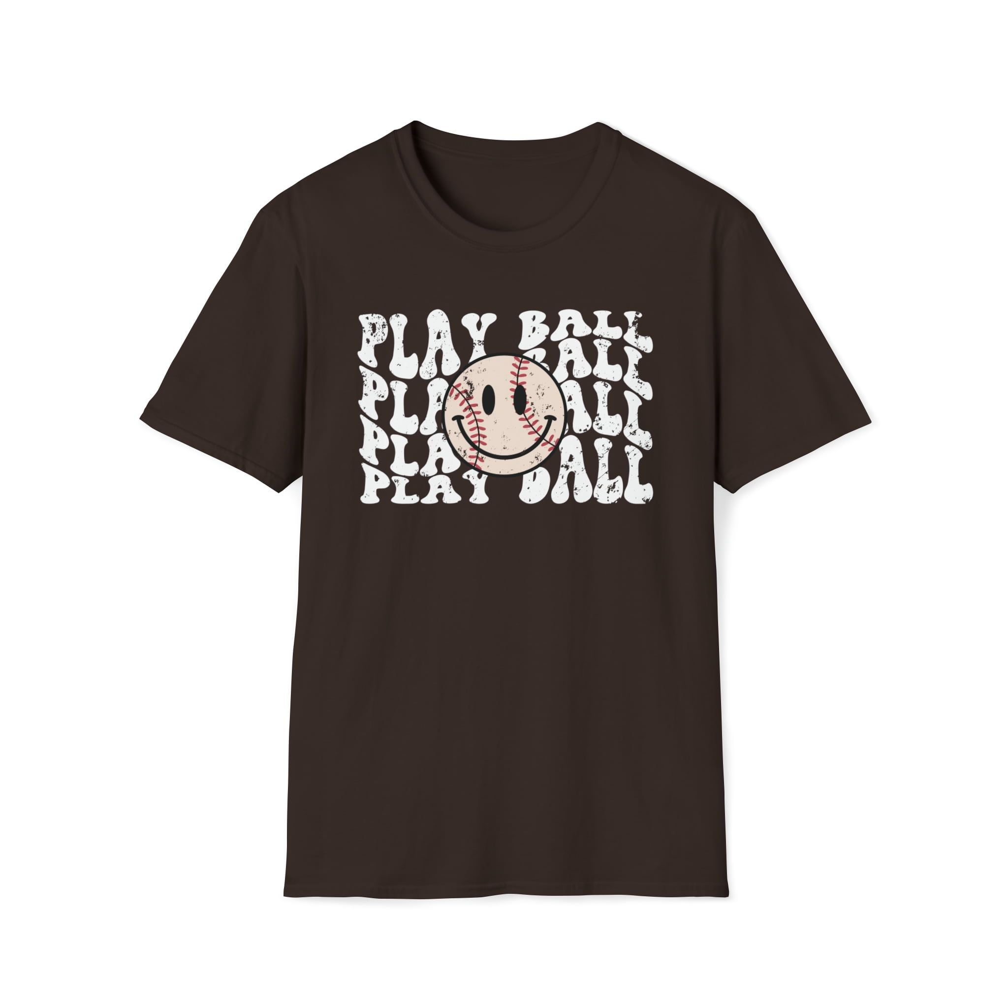 Play Ball Game, Gildan Unisex Softstyle Shirt, Baseball Graphic Tee, S-3XL