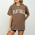 thumbnail image 1 of Play Ball Shirt, Game Day Shirt, Baseball Mom Shirt, Baseball Mama T Shirt, Baseball Season, Game Day, Trendy Varsity Sports Mom Shirt Sweatshirt All Size S-5XL, 1 of 5