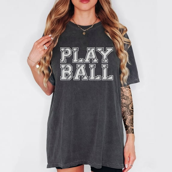 Play Ball Shirt, Game Day Shirt, Baseball Mom Shirt, Baseball Mama T Shirt, Baseball Season, Game Day, Trendy Varsity Sports Mom Shirt Tshirt All Size S-5XL