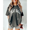 thumbnail image 1 of Play Ball Shirt, Game Day Shirt, Baseball Mom Shirt, Baseball Mama T Shirt, Baseball Season, Game Day, Trendy Varsity Sports Mom Shirt Tshirt All Size S-5XL, 1 of 5