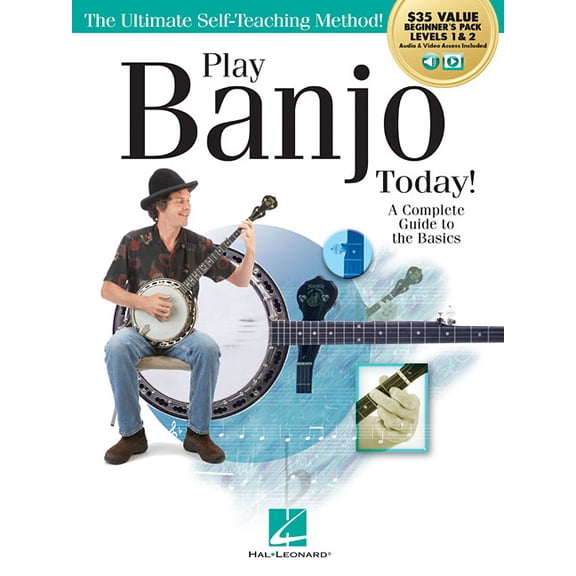 Play Banjo Today! All-In-One Beginner's Pack: Includes Book 1, Book 2, Audio & Video, (Paperback)