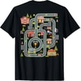 thumbnail image 1 of Play Cars On Dad Back Race Track Mat Father'S Day T-Shirt, 1 of 6