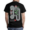 thumbnail image 1 of Play Cars on Daddy's Back Shirt Gift for Dad Shirt Funny Car Play Mat T-Shirt Small Black, 1 of 7