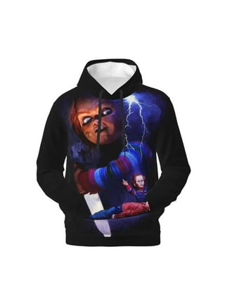 Child's Play Chucky Men's & Big Men's Graphic Hoodie Sweatshirt, Sizes S-3XL