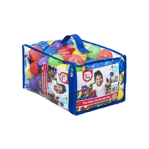 Play Day 100 Child Play Balls - Multicolor