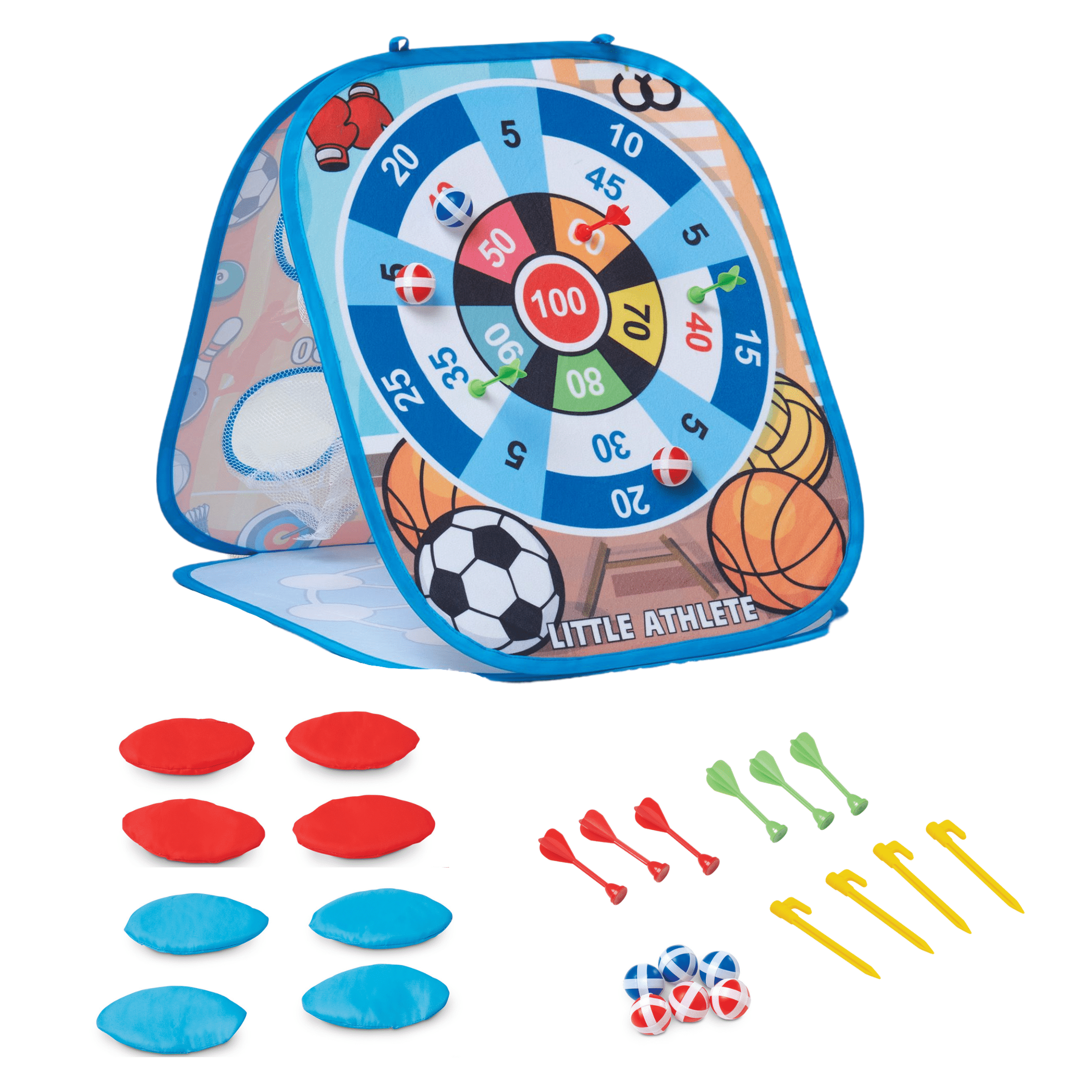 Play Day 3in1 Bag Toss Game, Cloth and Plastic Kids Jr. Sports, Ages 3+