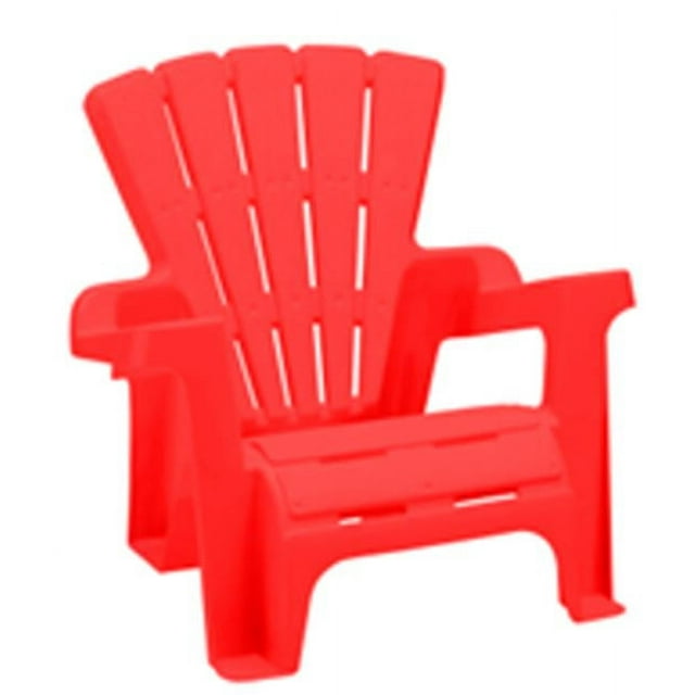 Play Day Adirondack Chair for Toddlers, Red