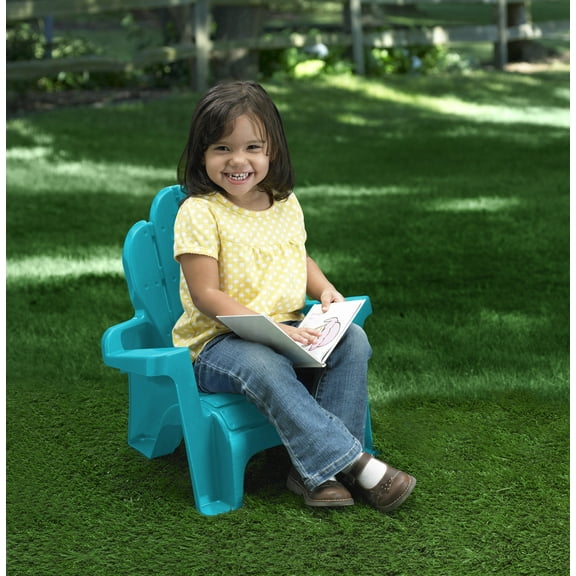 Play Day Adirondack Chair for Toddlers, Turquoise, 1 Seat