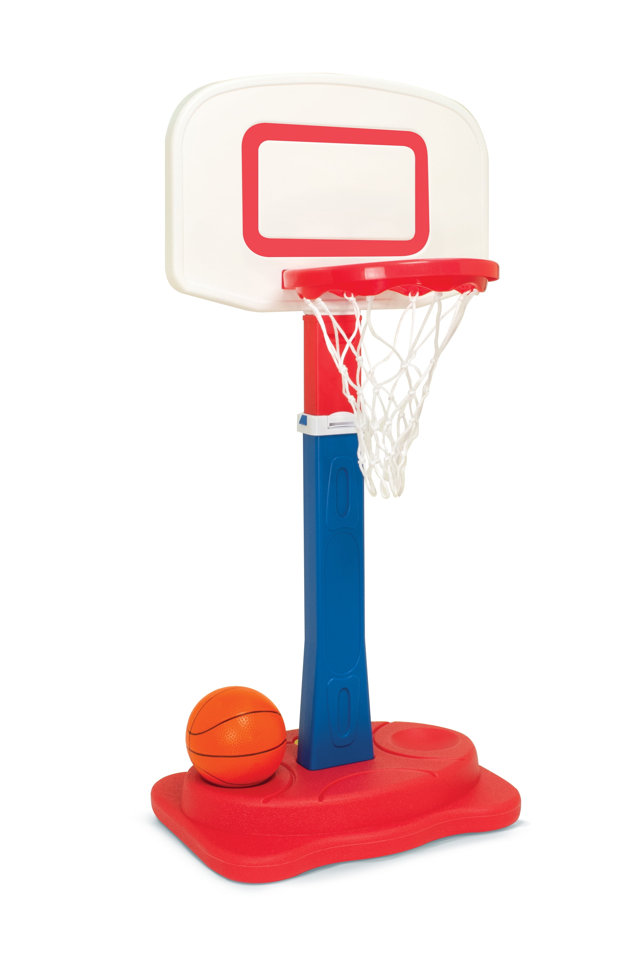 Walmart Deals of Play Day Adjustable Basketball Goal with Built-In Ball Storage and Easy Assembly