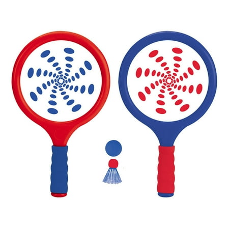 Play Day Boom Racket Game Red & Blue, 4 Piece Outdoor Sports Toy, Children Ages 3+
