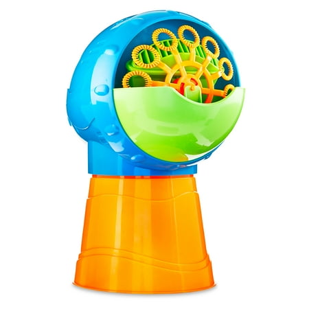 Play Day Bubble Blast Spinner, Moveable Blowing Head, Battery Operated, For child ages 3 years & up