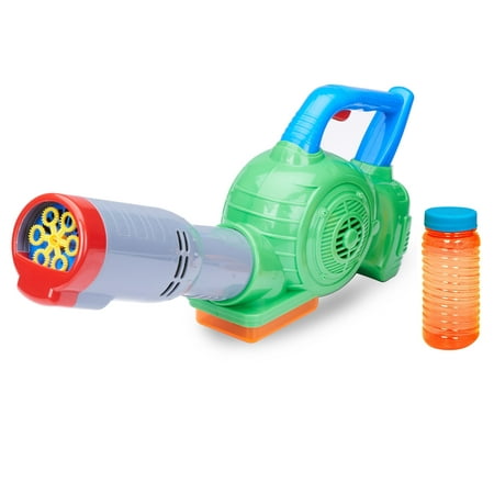 Play Day Bubble Leaf Blower, Battery Operated, Bubble Blowing Toy, For ages 3+