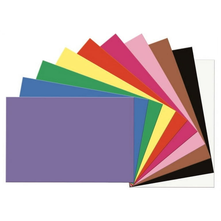 Multicolor Construction Paper, 9 x 12 Inches, 145 Sheets