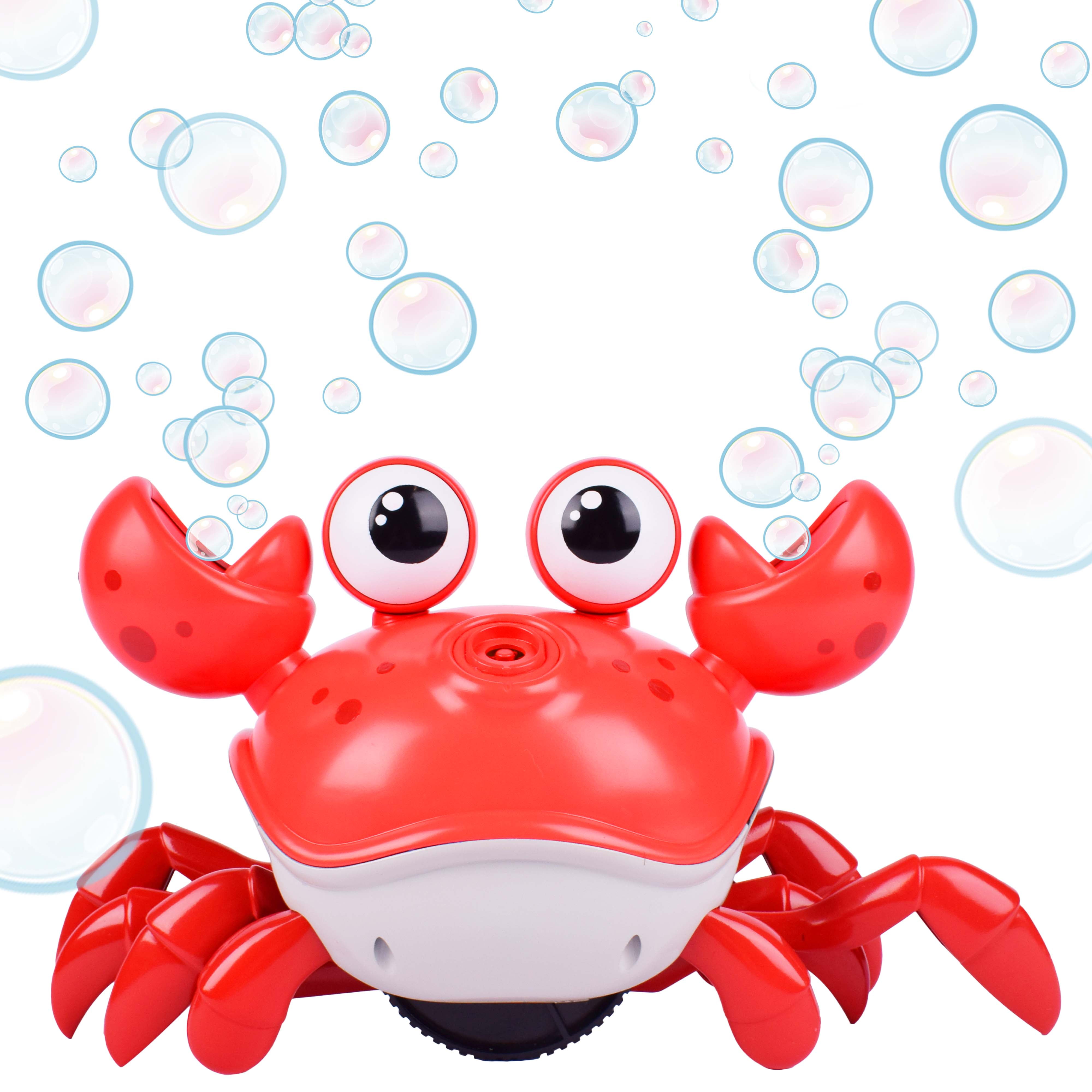 Play Day Dancing Crab Bubble Machine, Includes Bubble Blasting Solution