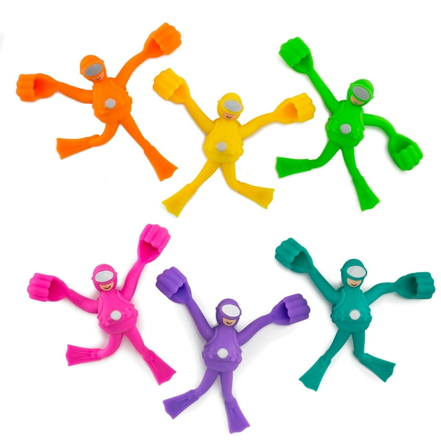 Play Day Flip Flying Dive Stix Pool Toy Dive Set for Children, 6 Pack, Multicolor