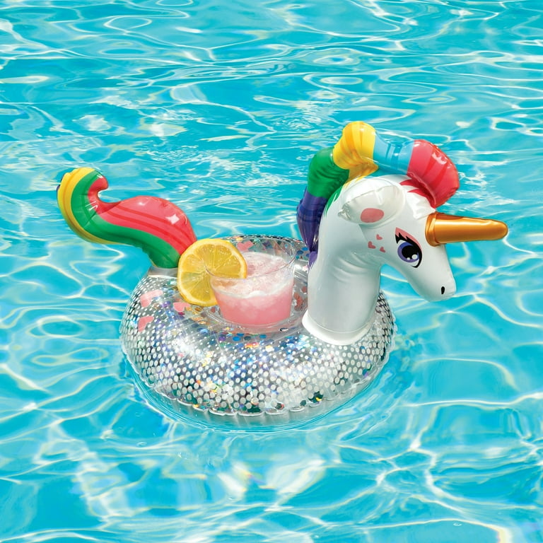 Inflatable Glitter Filled Drink Holder Inflatable Glitter Filled Drink Holder