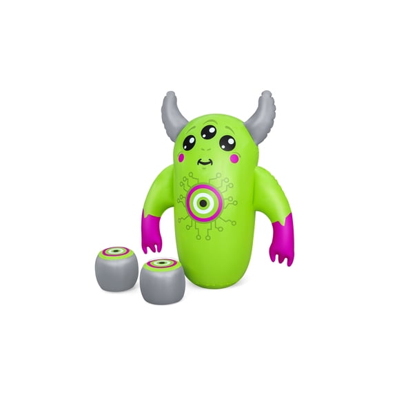 Play Day Kids Monster Inflatable Bop Bag with Boxing Gloves