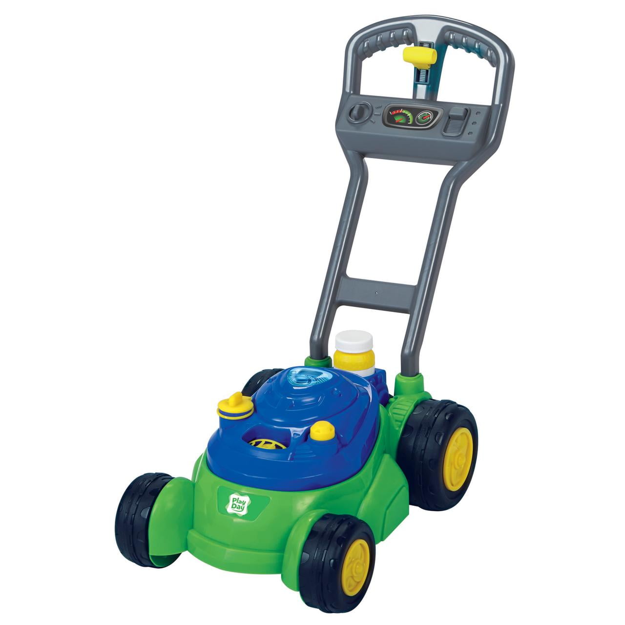 Toy lawn mower bubbles discount