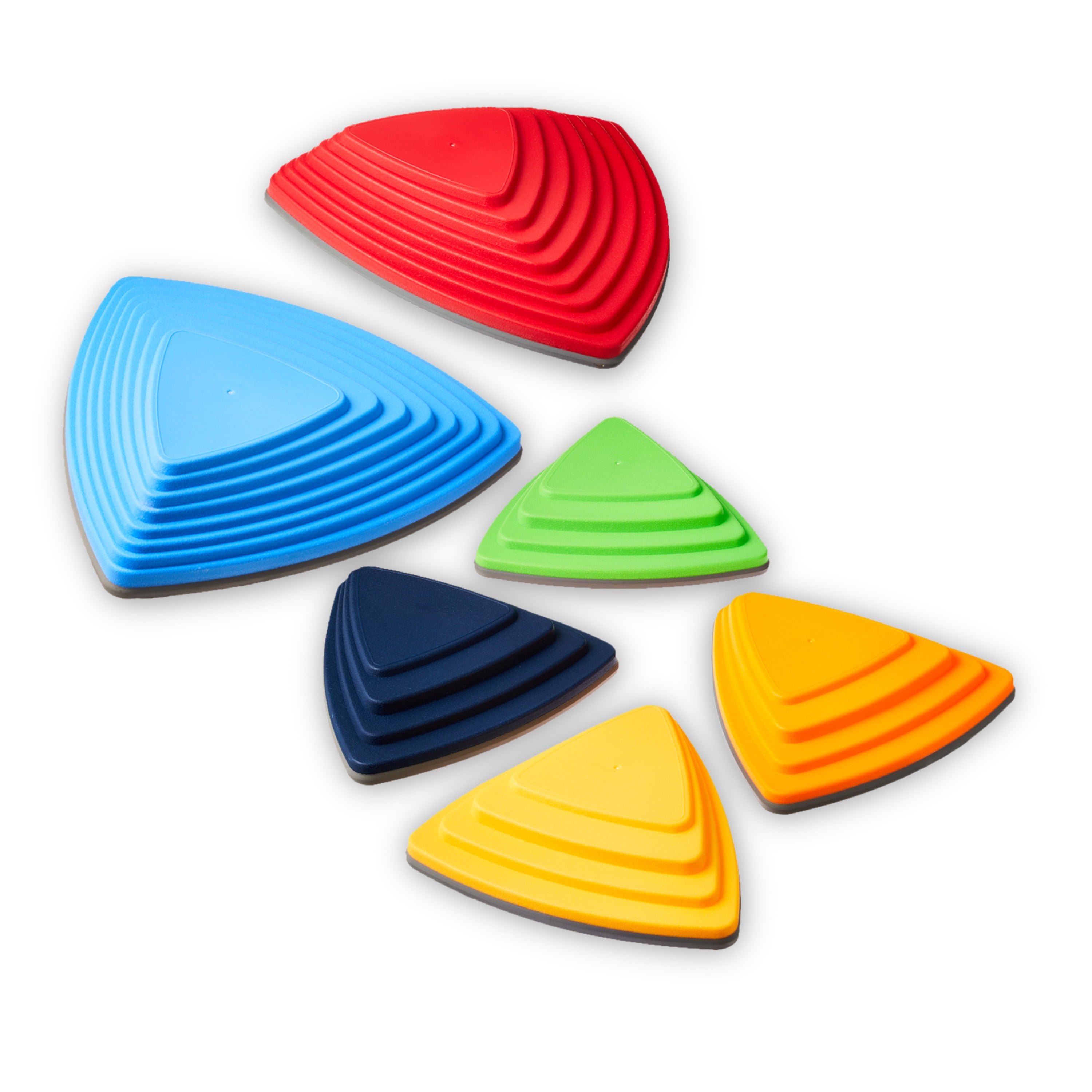 Colorful Non-Slip Rubber Stepping Stones for Kids