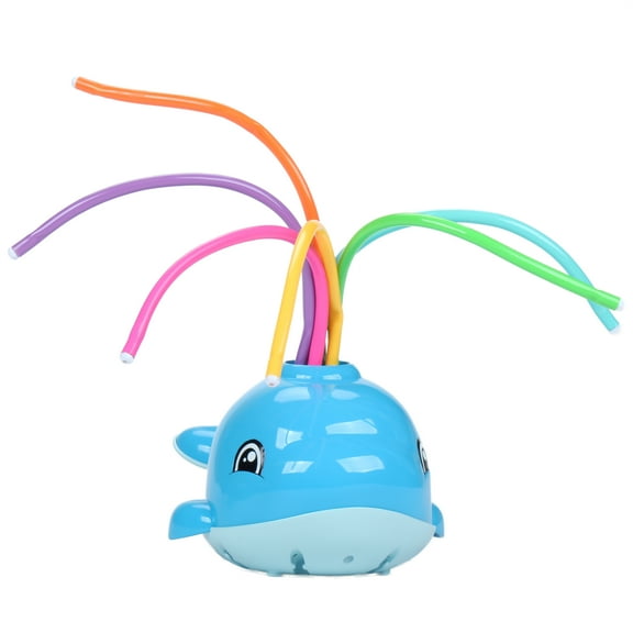 Play Day Whale Sprinkler with 6 Colorful Spraying Tubes