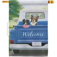 thumbnail image 1 of Play Day with Buddy Nature Pets Decorative Vertical House Flag, 1 of 5