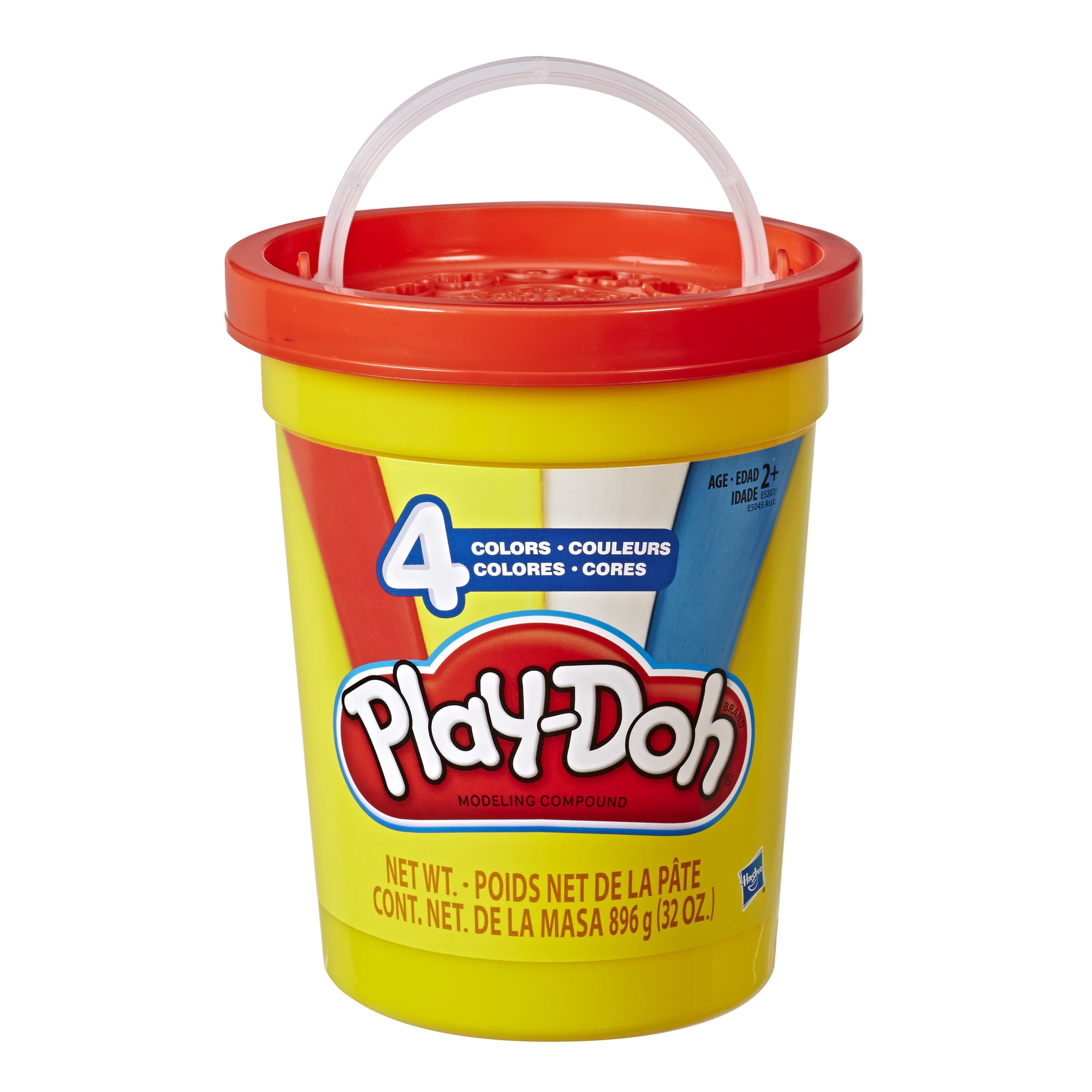 Play-Doh 2-lb.Bulk Super Can of 4 Classic Colors - Red, Blue, Yellow and  White
