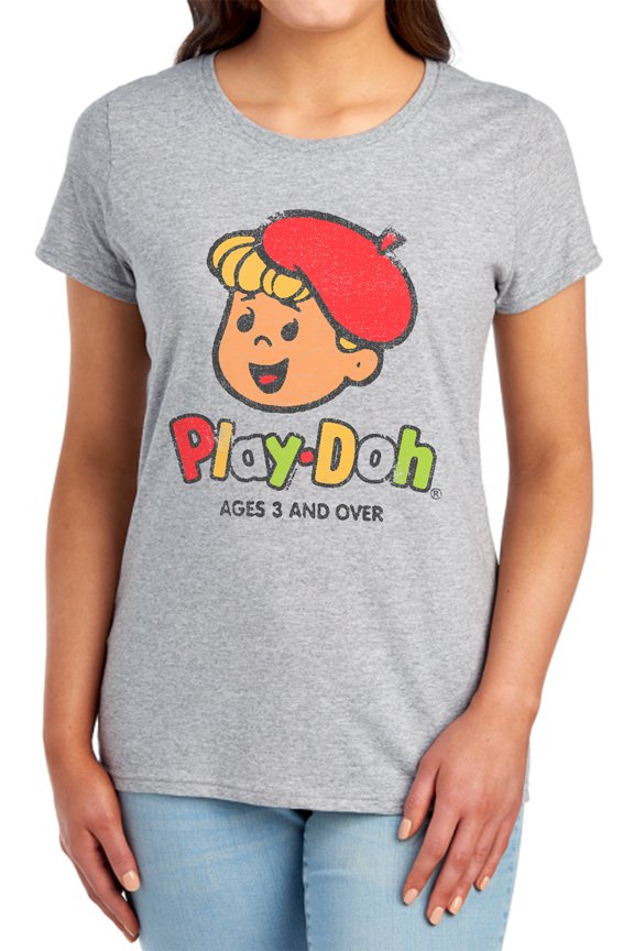 Play Doh 3 and Up Women's T Shirt, Athletic Heather, 2X-Large