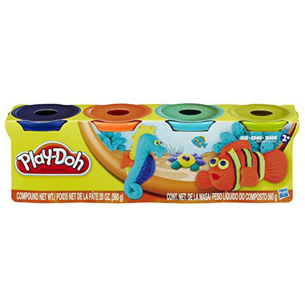 Play Doh Mini 4'lü Yellow, Red, Blue And Green Color Total 224