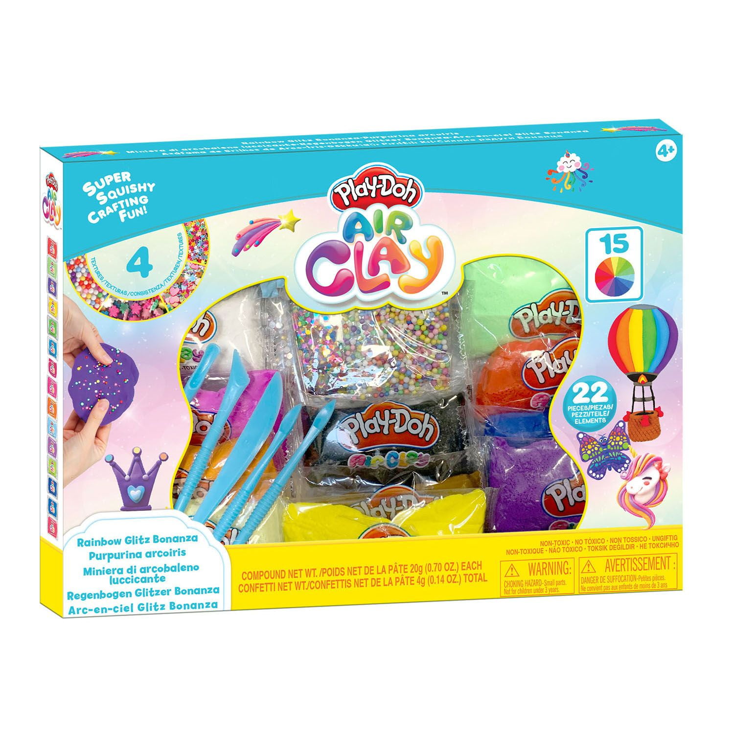 Play-Doh Air Clay – Galaxy Glow — Bright Bean Toys