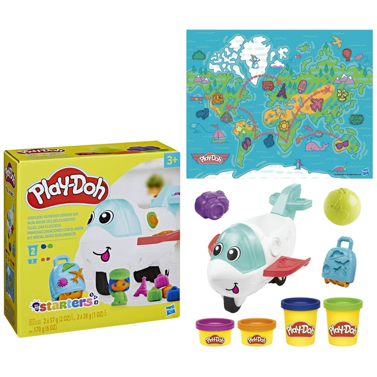 Play-Doh Airplane Explorer Starter Set for Kids Arts and Crafts